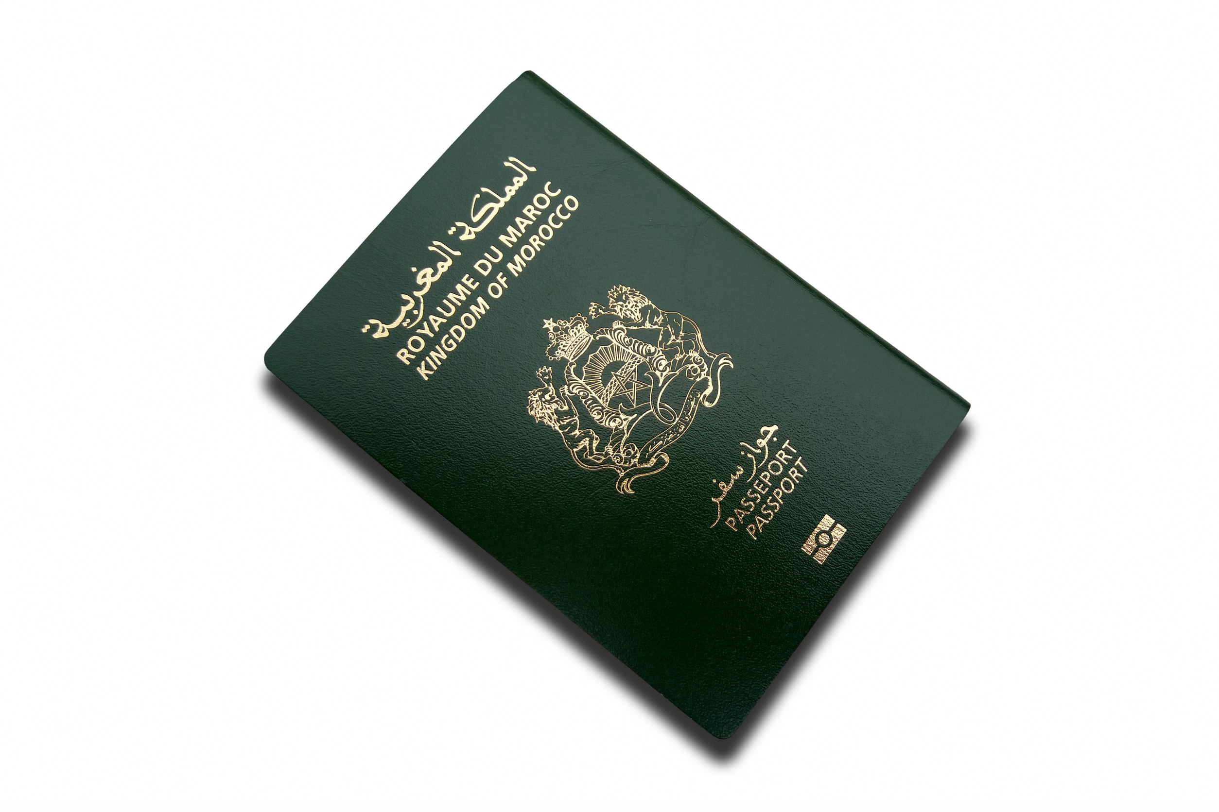 Close Up On A Moroccan Passport