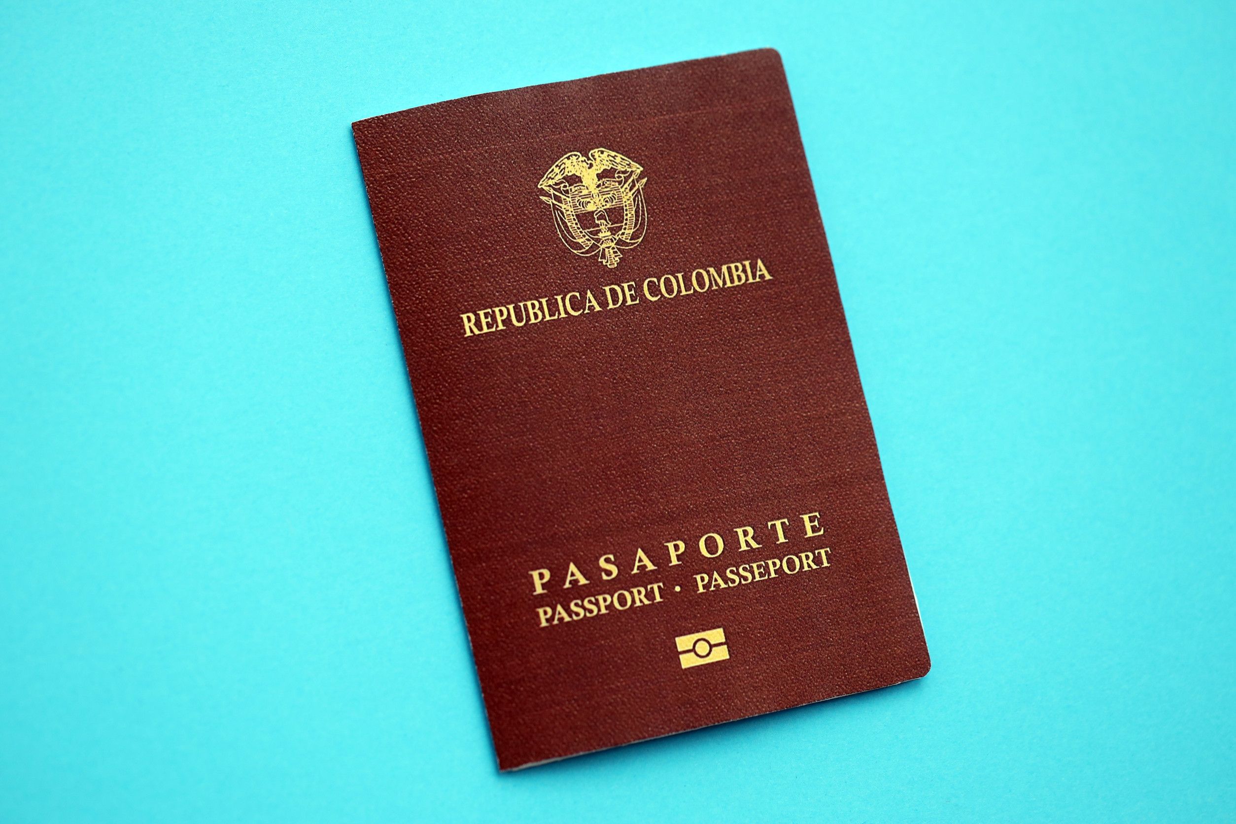 Colombia Republic Red Passport