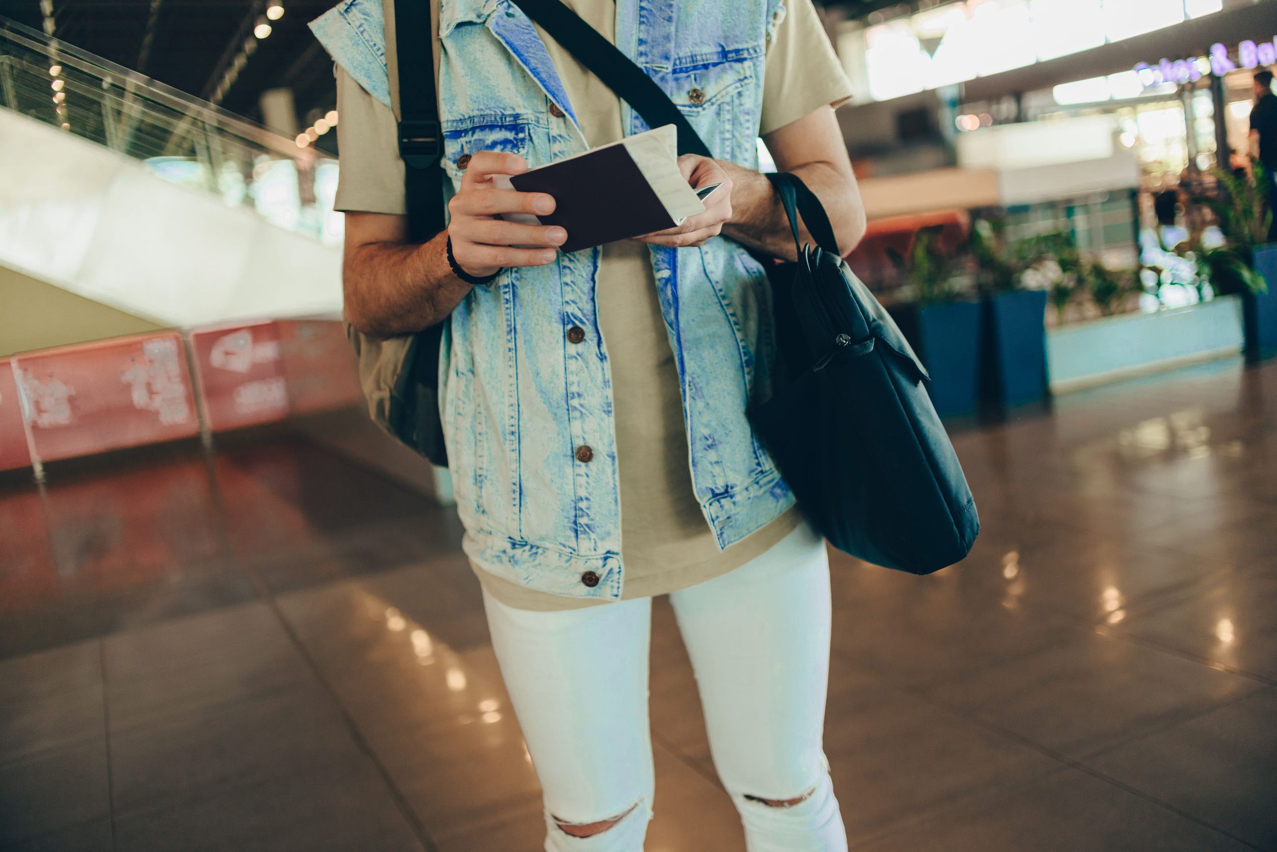 Male Passenger With Passport