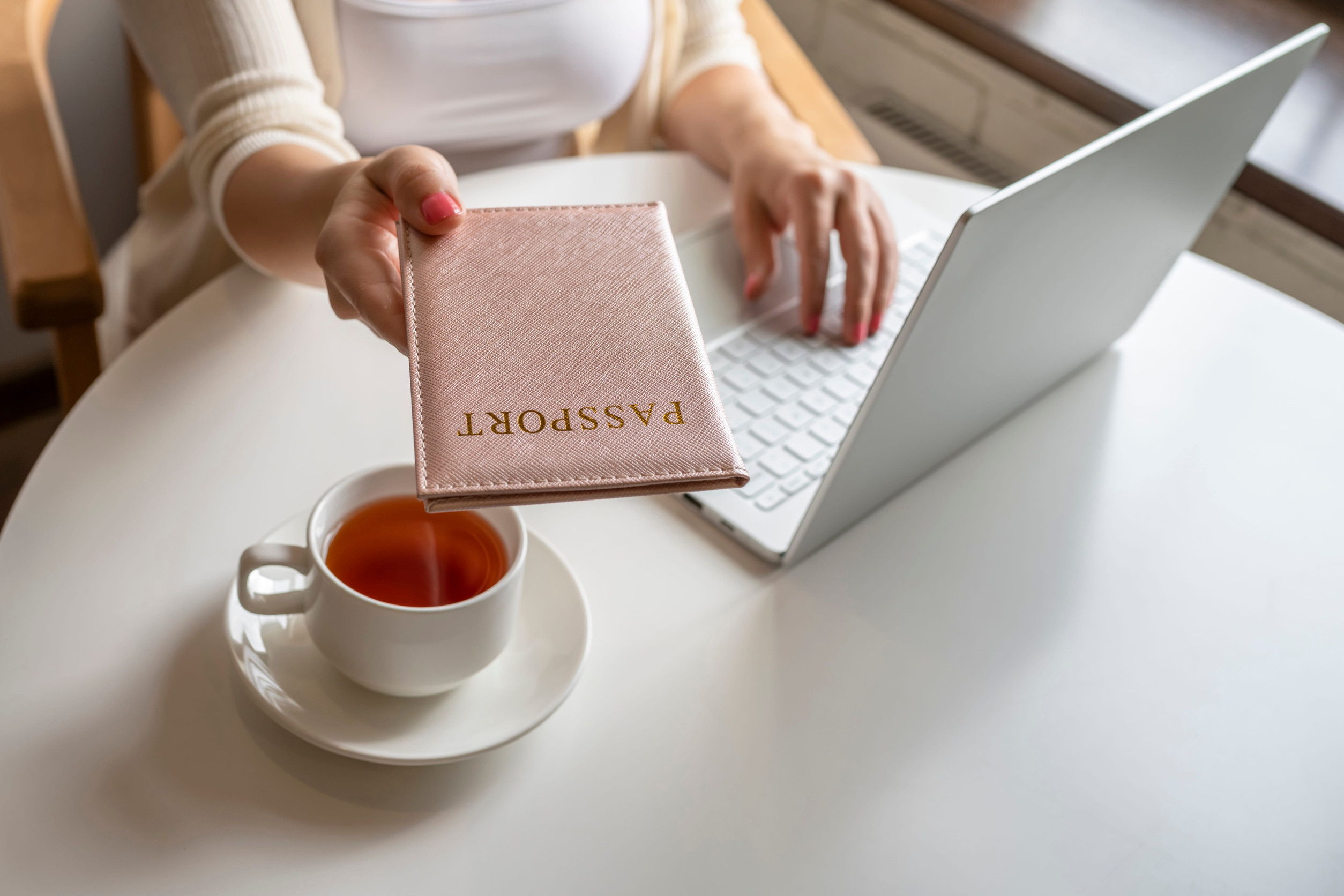 Passport With Laptop