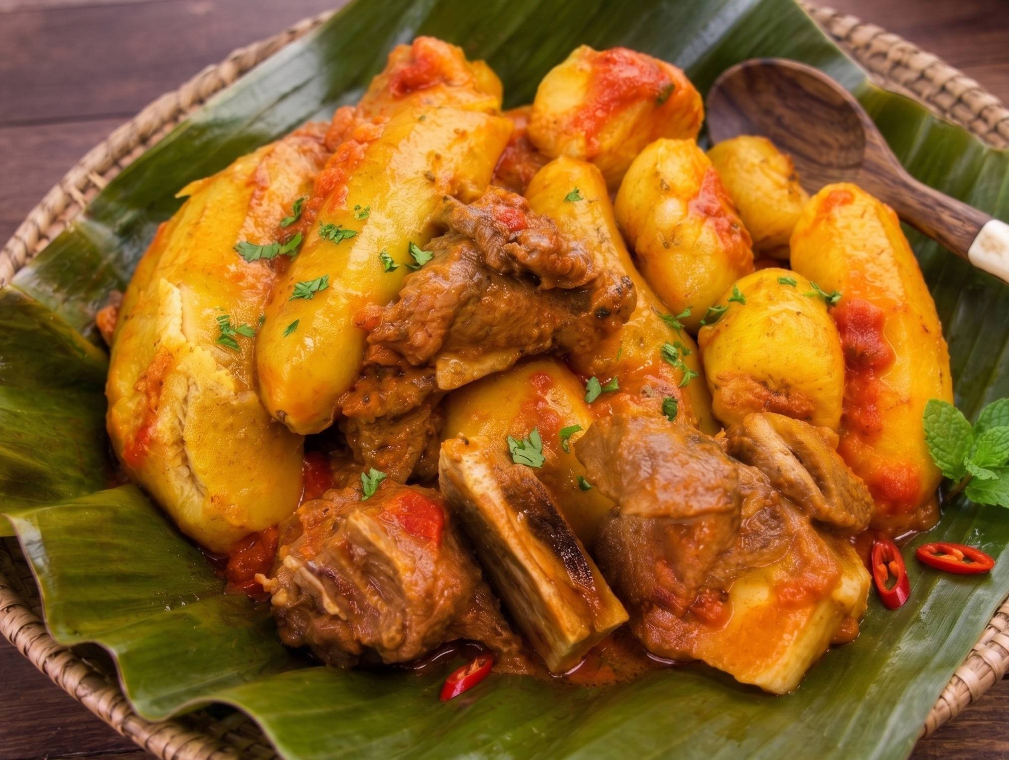 Traditional Ugandan Dish Katogo